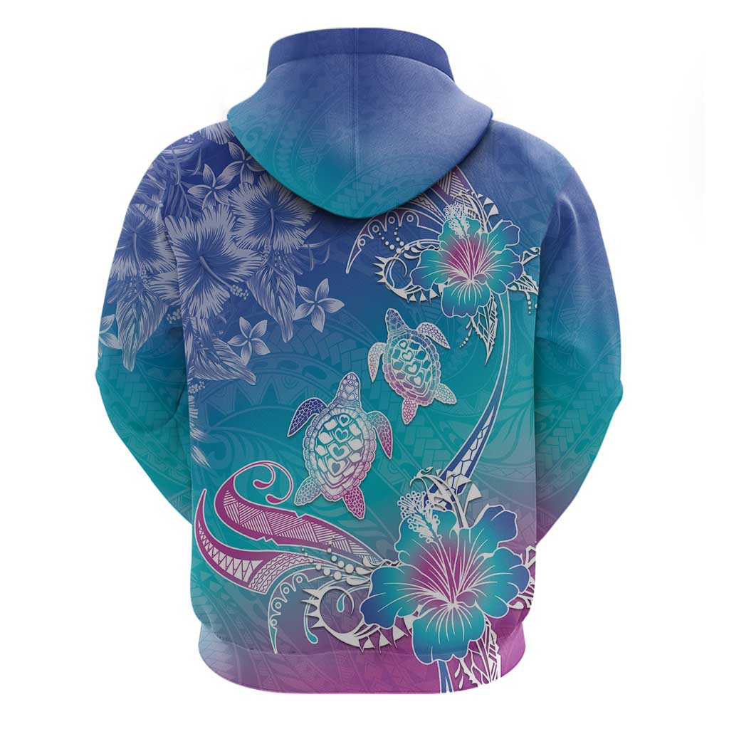 Polynesia Sea Turtle Couple Hoodie Love Is Life