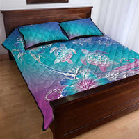 Polynesia Sea Turtle Couple Quilt Bed Set Love Is Life LT05 - Polynesian Pride