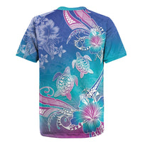 Polynesia Sea Turtle Couple Rugby Jersey Love Is Life