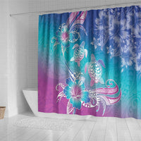 Polynesia Sea Turtle Couple Shower Curtain Love Is Life