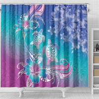 Polynesia Sea Turtle Couple Shower Curtain Love Is Life