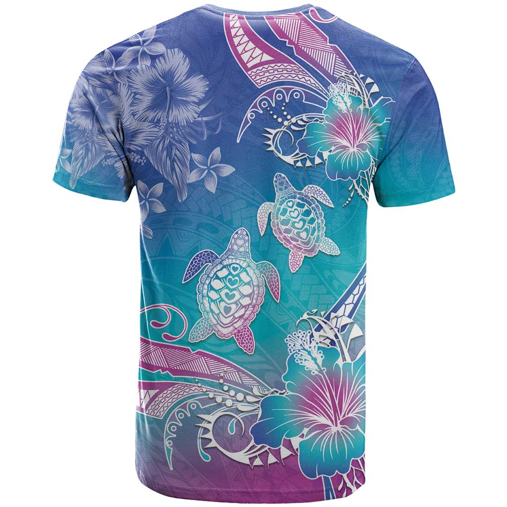Polynesia Sea Turtle Couple T Shirt Love Is Life