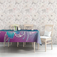 Polynesia Sea Turtle Couple Tablecloth Love Is Life LT05 - Polynesian Pride