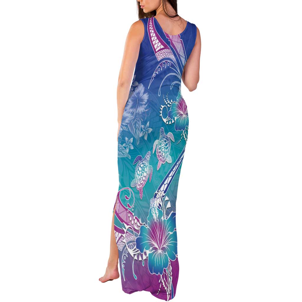 Polynesia Sea Turtle Couple Tank Maxi Dress Love Is Life LT05 - Polynesian Pride