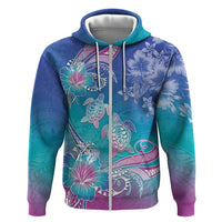 Polynesia Sea Turtle Couple Zip Hoodie Love Is Life