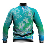 Polynesia Sea Turtle Couple Baseball Jacket I Am Turtley In Love With You LT05 - Polynesian Pride