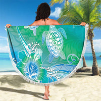 Polynesia Sea Turtle Couple Beach Blanket I Am Turtley In Love With You LT05 - Polynesian Pride