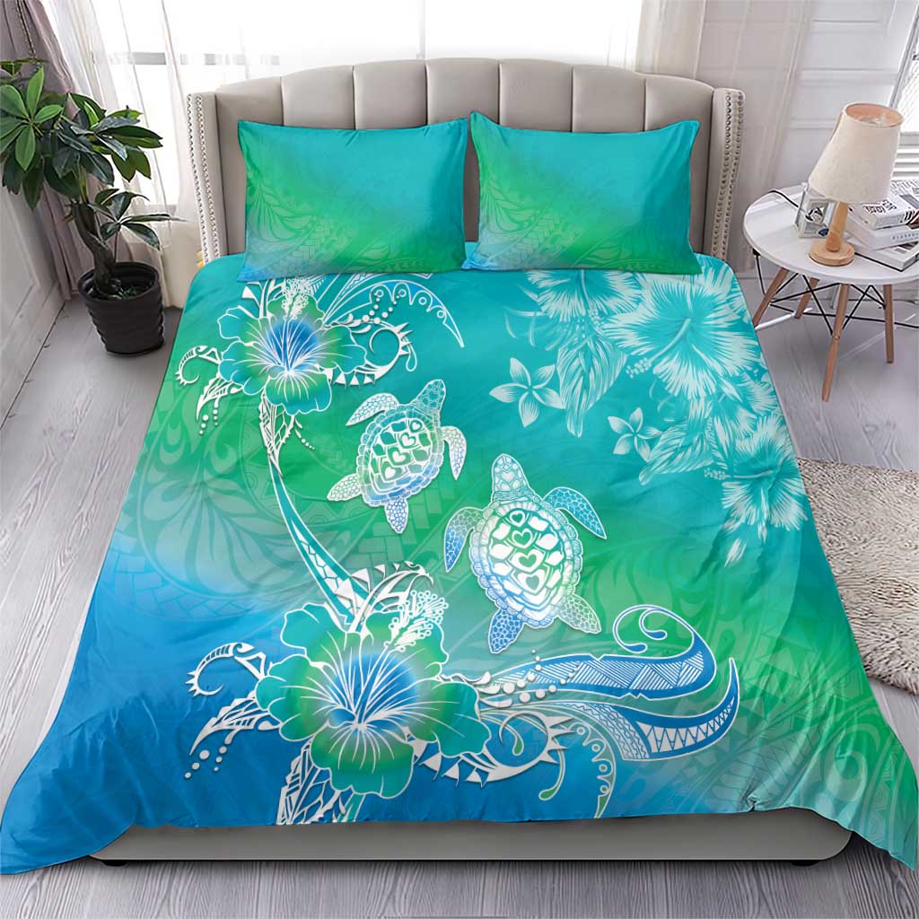 Polynesia Sea Turtle Couple Bedding Set I Am Turtley In Love With You