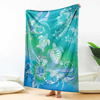 Polynesia Sea Turtle Couple Blanket I Am Turtley In Love With You LT05 - Polynesian Pride