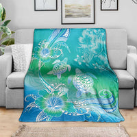Polynesia Sea Turtle Couple Blanket I Am Turtley In Love With You LT05 - Polynesian Pride