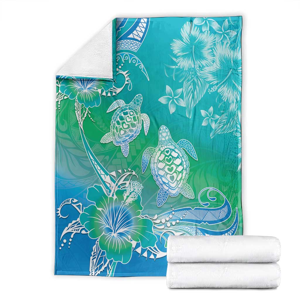 Polynesia Sea Turtle Couple Blanket I Am Turtley In Love With You LT05 - Polynesian Pride