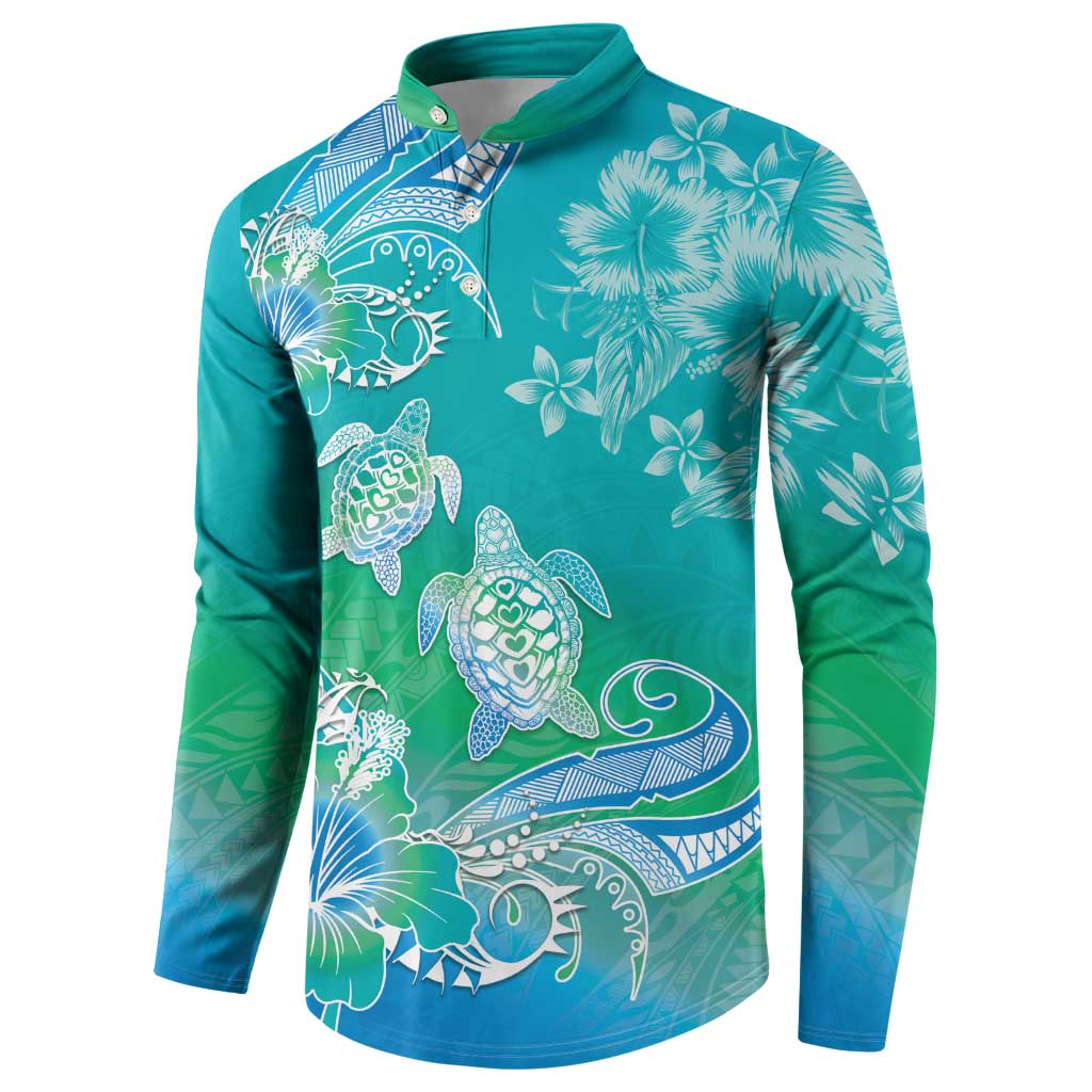 Polynesia Sea Turtle Couple Button Sweatshirt I Am Turtley In Love With You LT05 - Polynesian Pride