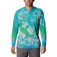 Polynesia Sea Turtle Couple Button Sweatshirt I Am Turtley In Love With You LT05 - Polynesian Pride