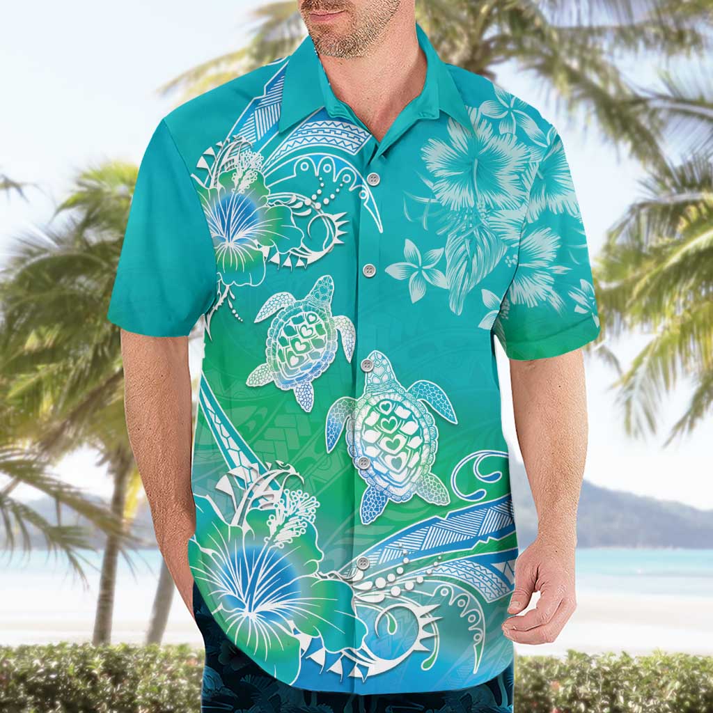 Polynesia Sea Turtle Couple Hawaiian Shirt I Am Turtley In Love With You LT05 - Polynesian Pride