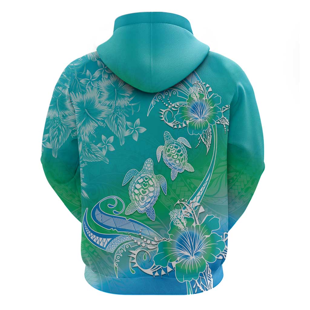 Polynesia Sea Turtle Couple Hoodie I Am Turtley In Love With You LT05 - Polynesian Pride