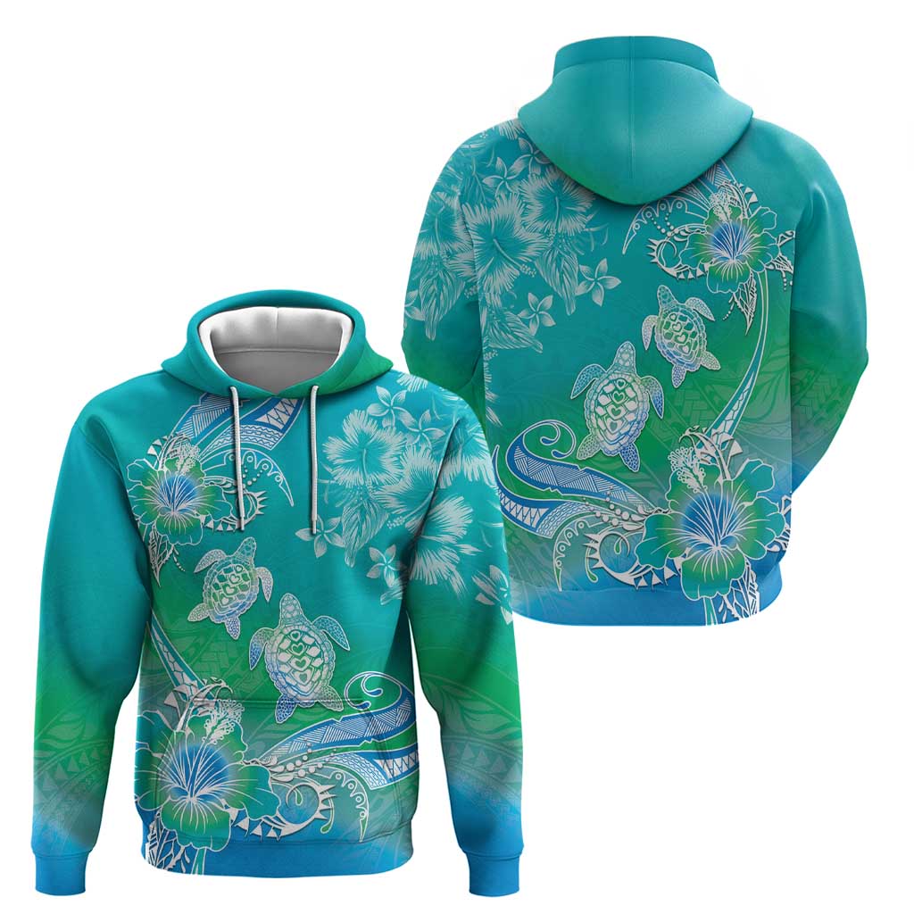 Polynesia Sea Turtle Couple Hoodie I Am Turtley In Love With You LT05 - Polynesian Pride