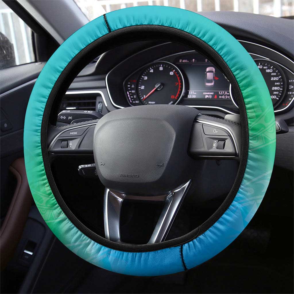 Polynesia Sea Turtle Couple Steering Wheel Cover I Am Turtley In Love With You LT05 - Polynesian Pride
