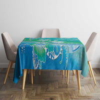 Polynesia Sea Turtle Couple Tablecloth I Am Turtley In Love With You LT05 - Polynesian Pride