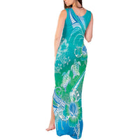 Polynesia Sea Turtle Couple Tank Maxi Dress I Am Turtley In Love With You LT05 - Polynesian Pride