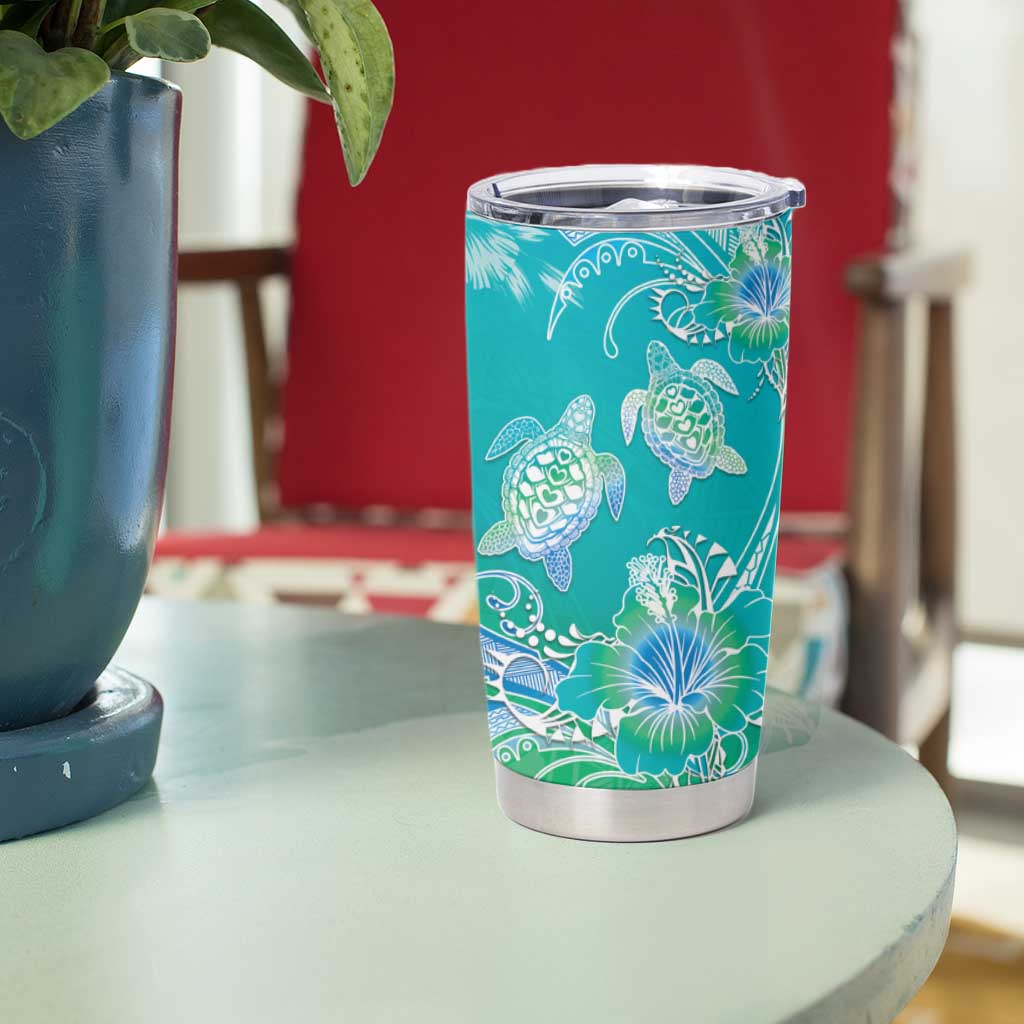 Polynesia Sea Turtle Couple Tumbler Cup I Am Turtley In Love With You LT05 - Polynesian Pride