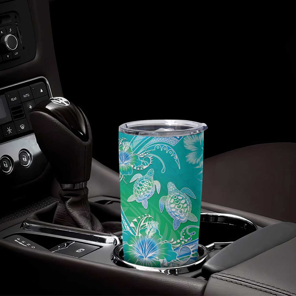 Polynesia Sea Turtle Couple Tumbler Cup I Am Turtley In Love With You LT05 - Polynesian Pride