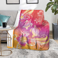 Polynesia Sea Turtle Couple Blanket One Soul One Love LT05 - Polynesian Pride