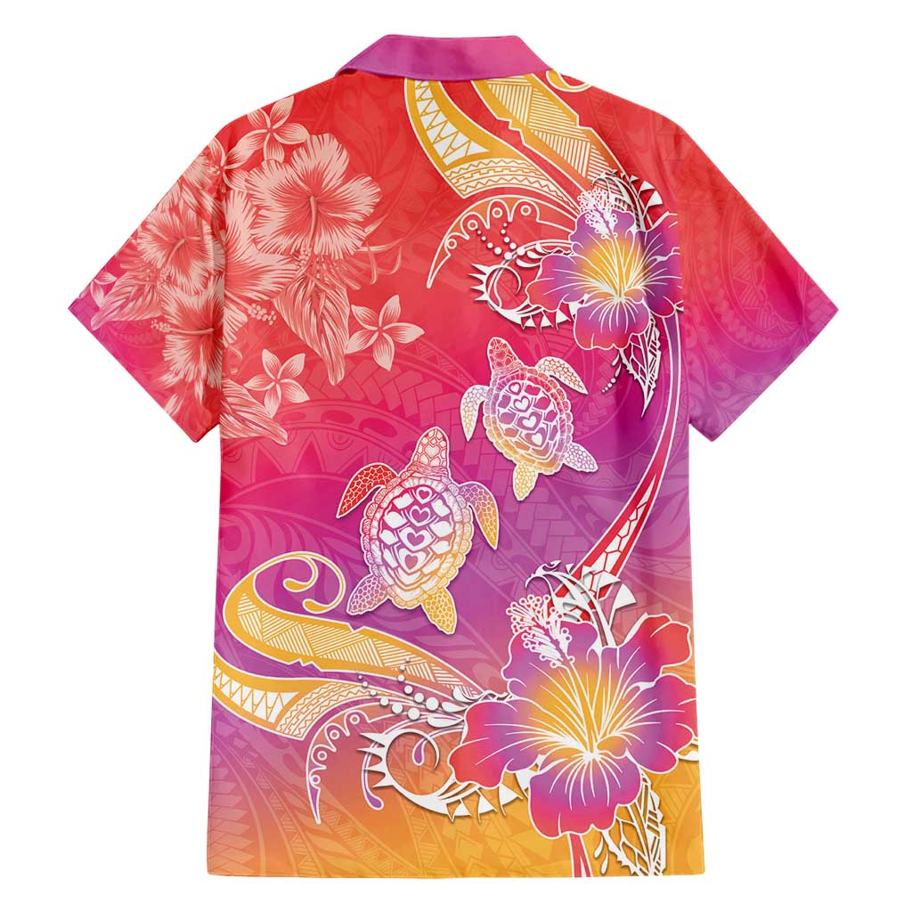 Polynesia Sea Turtle Couple Hawaiian Shirt One Soul One Love LT05 - Polynesian Pride