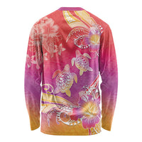 Polynesia Sea Turtle Couple Long Sleeve Shirt One Soul One Love LT05 - Polynesian Pride