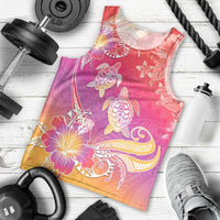 Polynesia Sea Turtle Couple Men Tank Top One Soul One Love LT05 - Polynesian Pride
