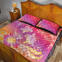 Polynesia Sea Turtle Couple Quilt Bed Set One Soul One Love LT05 - Polynesian Pride