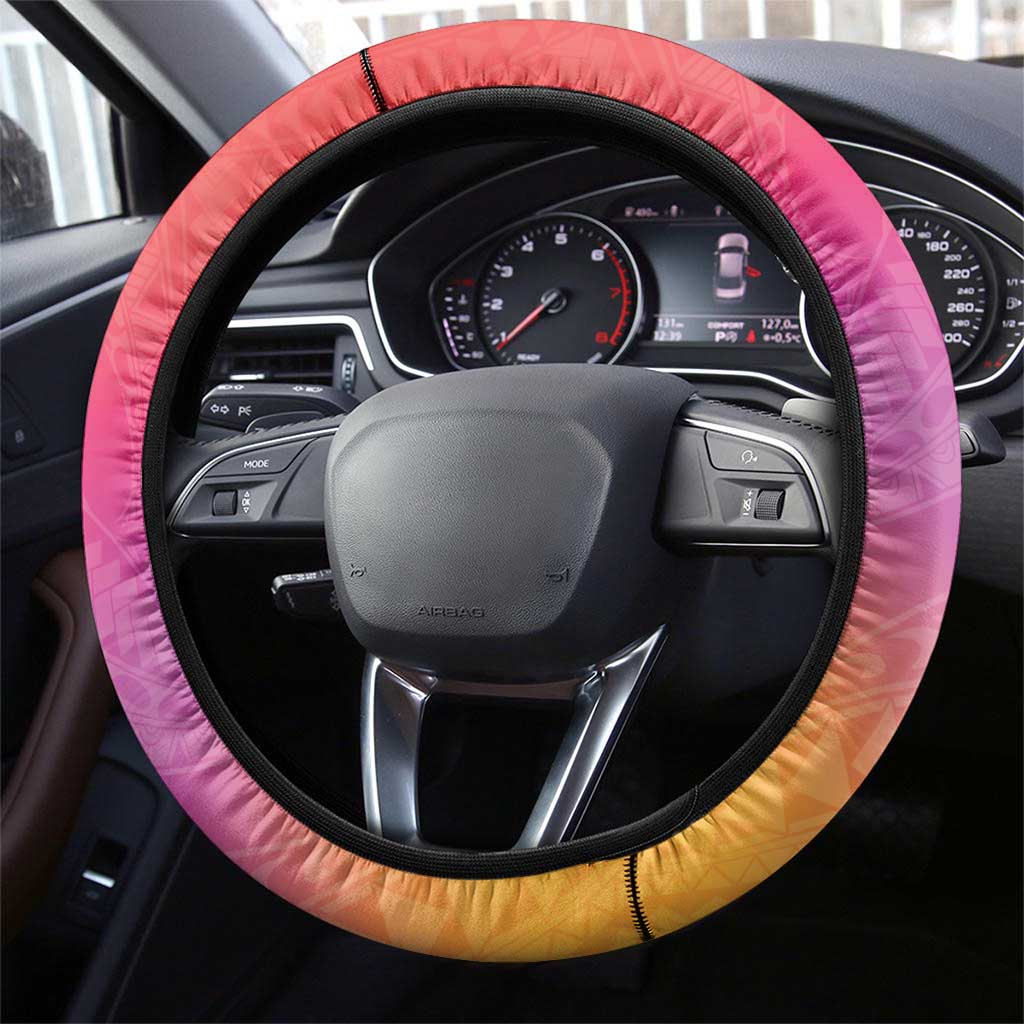 Polynesia Sea Turtle Couple Steering Wheel Cover One Soul One Love LT05 - Polynesian Pride