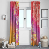 Polynesia Sea Turtle Couple Window Curtain One Soul One Love LT05 - Polynesian Pride