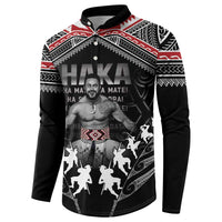 New Zealand Aotearoa Button Sweatshirt Traditional Kapa Haka LT05 - Polynesian Pride