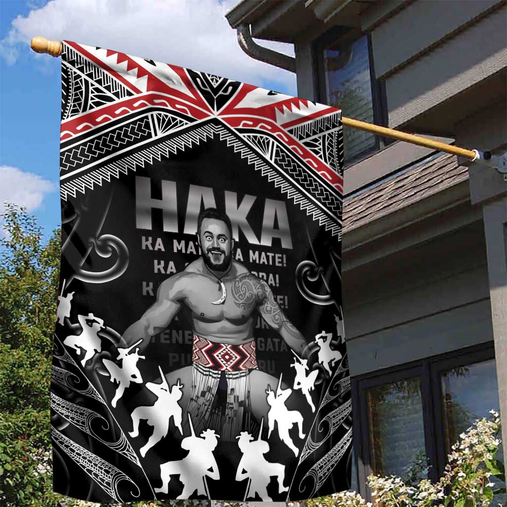 New Zealand Aotearoa Garden Flag Traditional Kapa Haka LT05 - Polynesian Pride