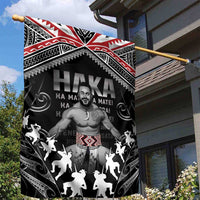 New Zealand Aotearoa Garden Flag Traditional Kapa Haka LT05 - Polynesian Pride