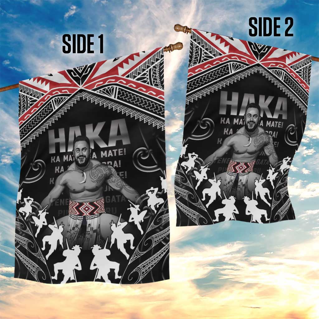 New Zealand Aotearoa Garden Flag Traditional Kapa Haka LT05 - Polynesian Pride