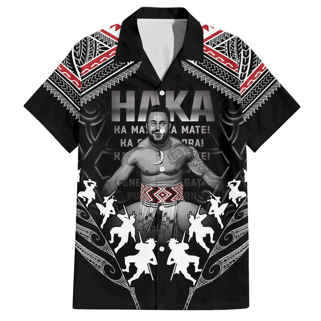 New Zealand Aotearoa Hawaiian Shirt Traditional Kapa Haka LT05 Black - Polynesian Pride