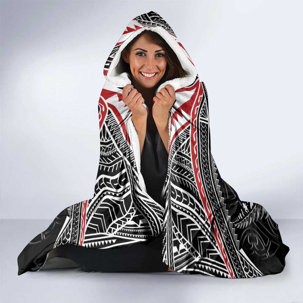 New Zealand Aotearoa Hooded Blanket Traditional Kapa Haka LT05 - Polynesian Pride