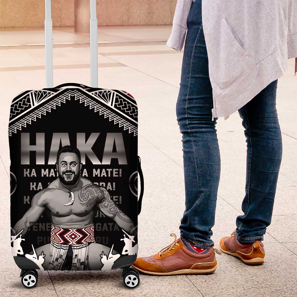 New Zealand Aotearoa Luggage Cover Traditional Kapa Haka