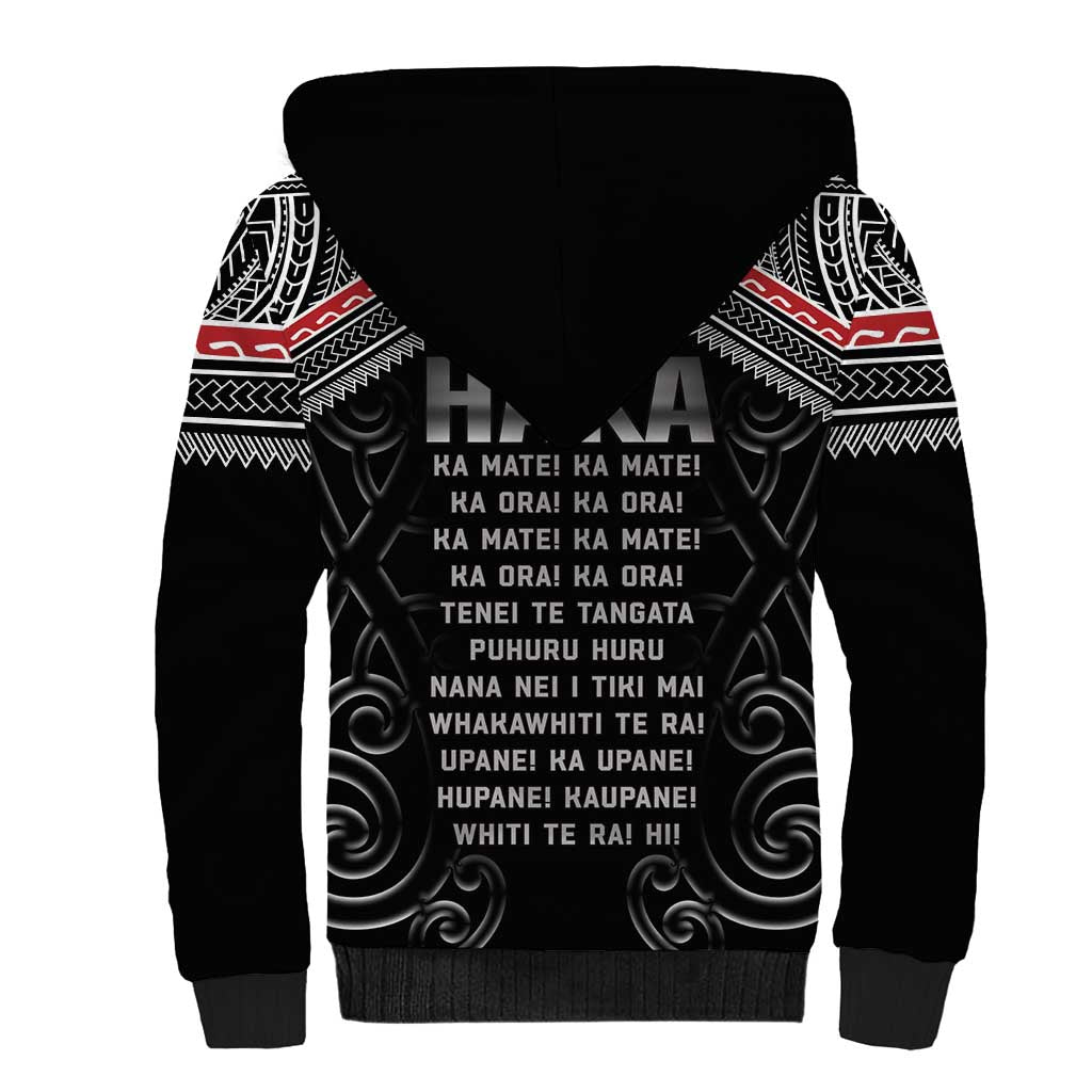 New Zealand Aotearoa Sherpa Hoodie Traditional Kapa Haka LT05 - Polynesian Pride