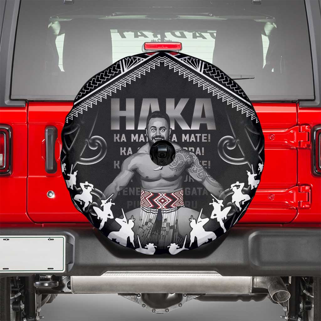 New Zealand Aotearoa Spare Tire Cover Traditional Kapa Haka LT05 - Polynesian Pride
