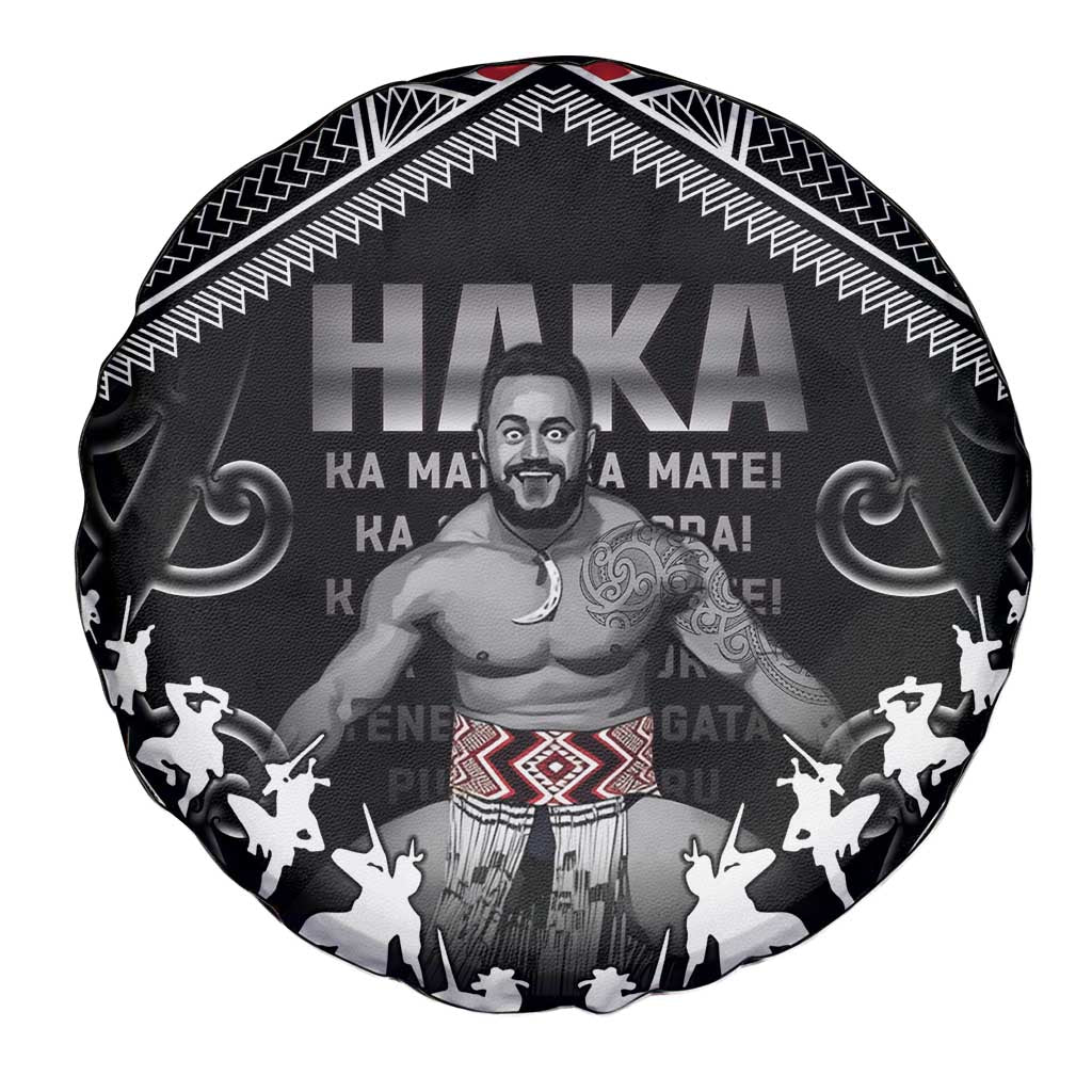 New Zealand Aotearoa Spare Tire Cover Traditional Kapa Haka LT05 - Polynesian Pride