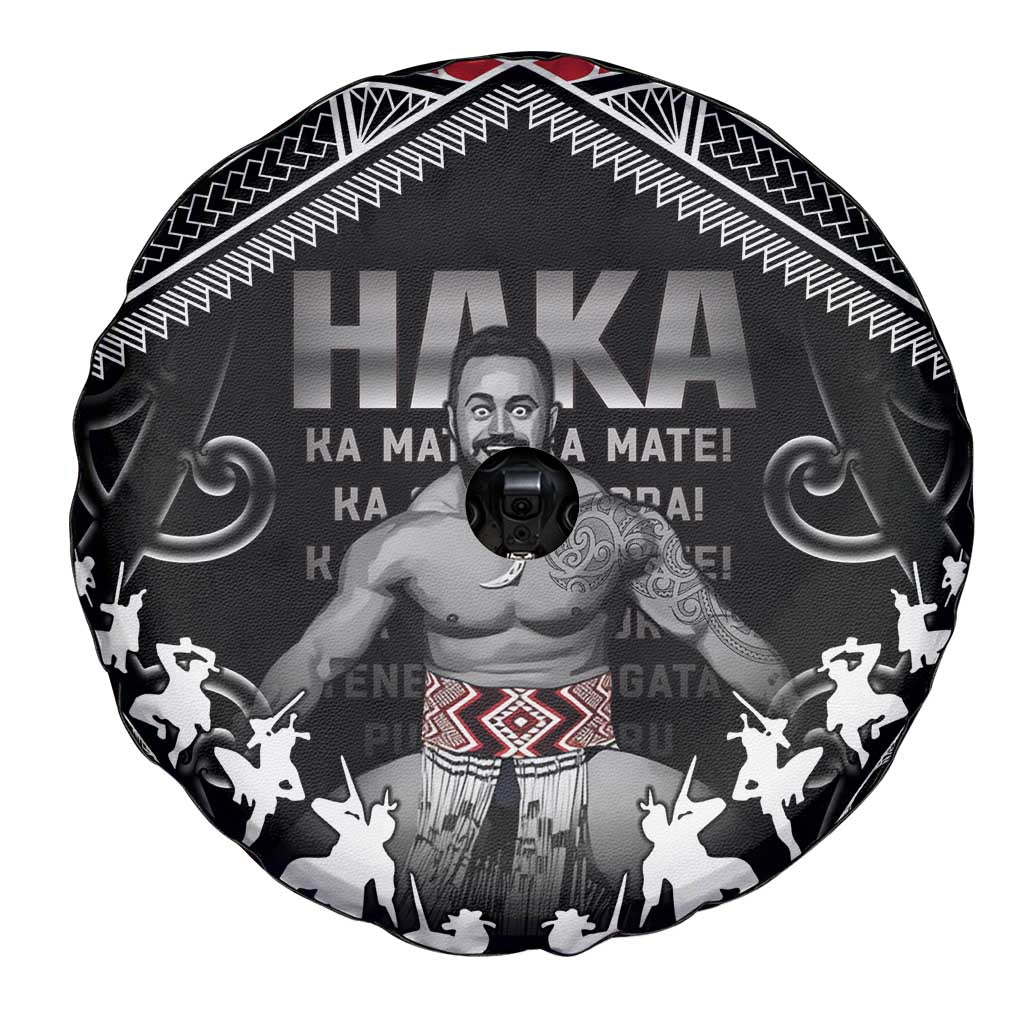 New Zealand Aotearoa Spare Tire Cover Traditional Kapa Haka LT05 - Polynesian Pride