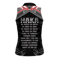 New Zealand Aotearoa Women Sleeveless Polo Shirt Traditional Kapa Haka