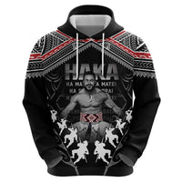 New Zealand Aotearoa Zip Hoodie Traditional Kapa Haka