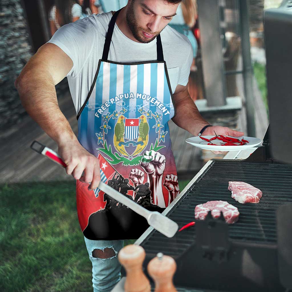 Free West Papua Apron One People One Soul Unique Style - Polynesian Pride