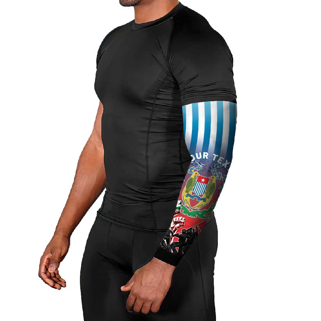 Personalised Free West Papua Arm Sleeves One People One Soul Unique Style LT05 - Polynesian Pride