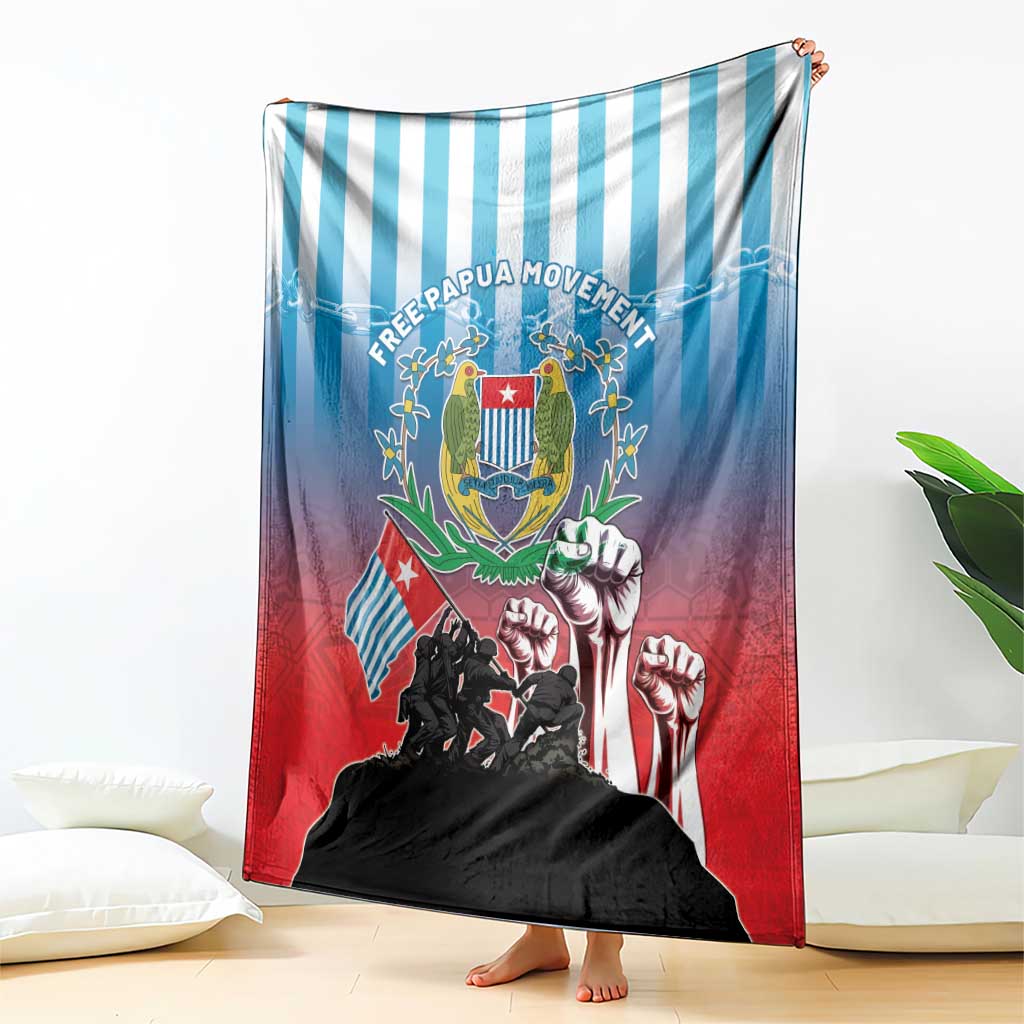 Free West Papua Blanket One People One Soul Unique Style - Polynesian Pride