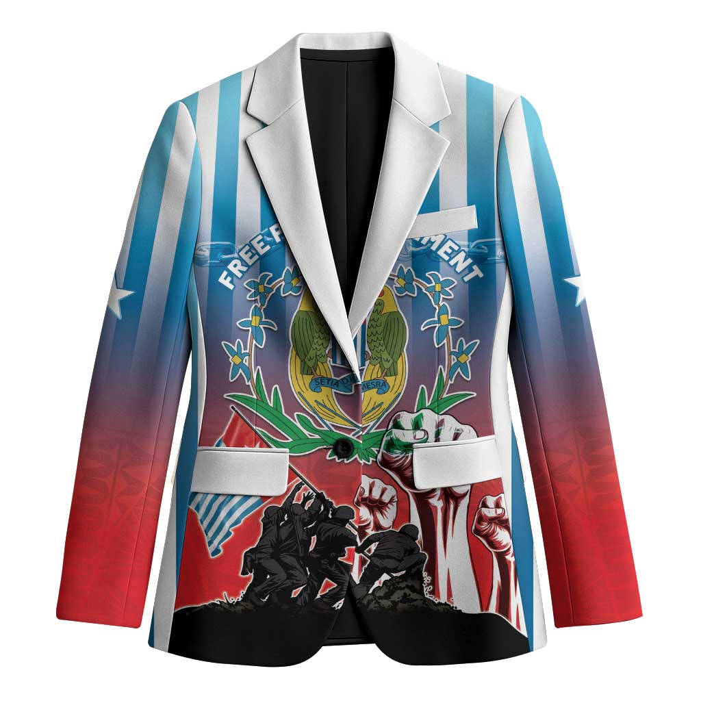 Personalised Free West Papua Blazer One People One Soul Unique Style - Polynesian Pride
