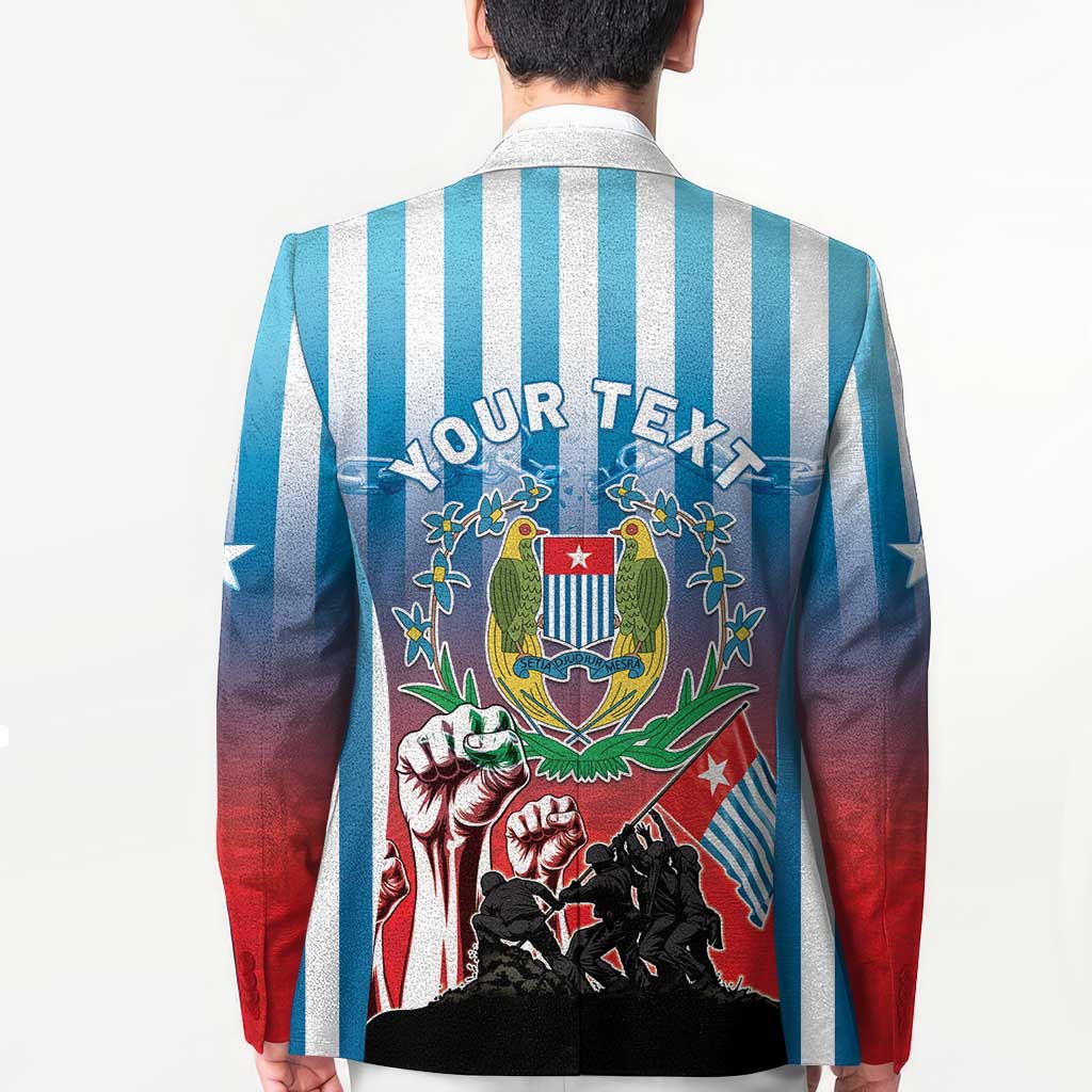 Personalised Free West Papua Blazer One People One Soul Unique Style - Polynesian Pride